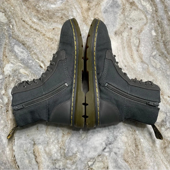 Dr. Martens Combs Y Black Combat Boots Ladies 6 Men’s 5 - Picture 6 of 11